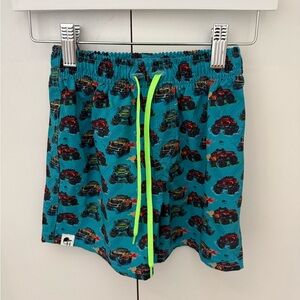 George Hats Monster Trucks Hybrid Swim Shorts 5-6y